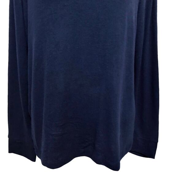 Stars Above NWT Navy Cowl Neck Sweatshirt Women M - Picture 4 of 12